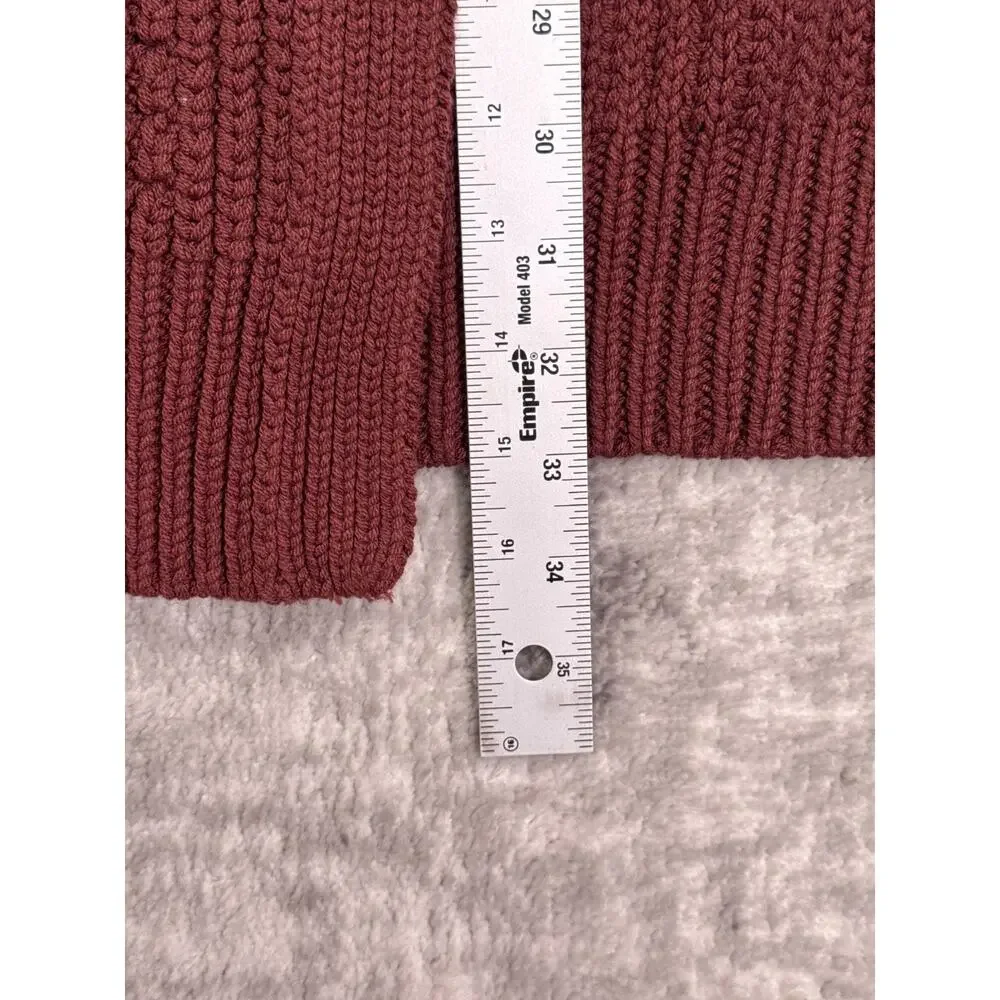 New Free People Nightingale Cardigan Sweater Medium Womens Relaxed Chunky Knit - Picture 6 of 8